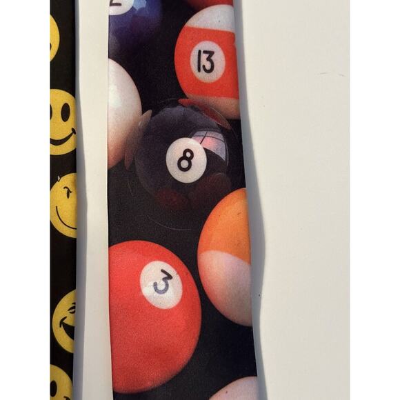 LOT of 5 Novelty Neck Ties Ralph Marlin Dilbert Parquet Bowling Baseball Pool - Picture 12 of 13